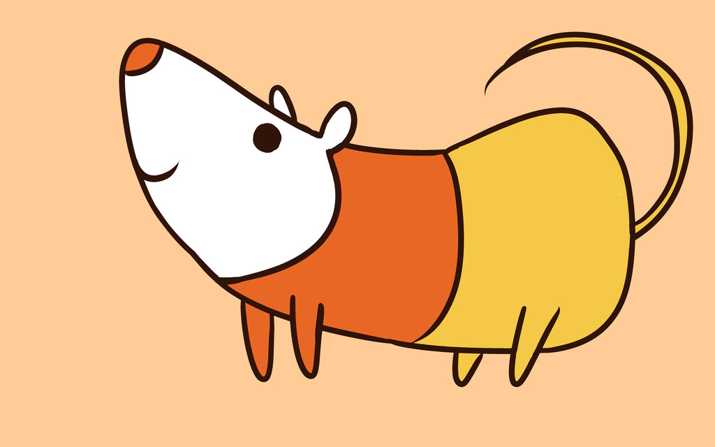 Candy Corn Rat — Crafthubs