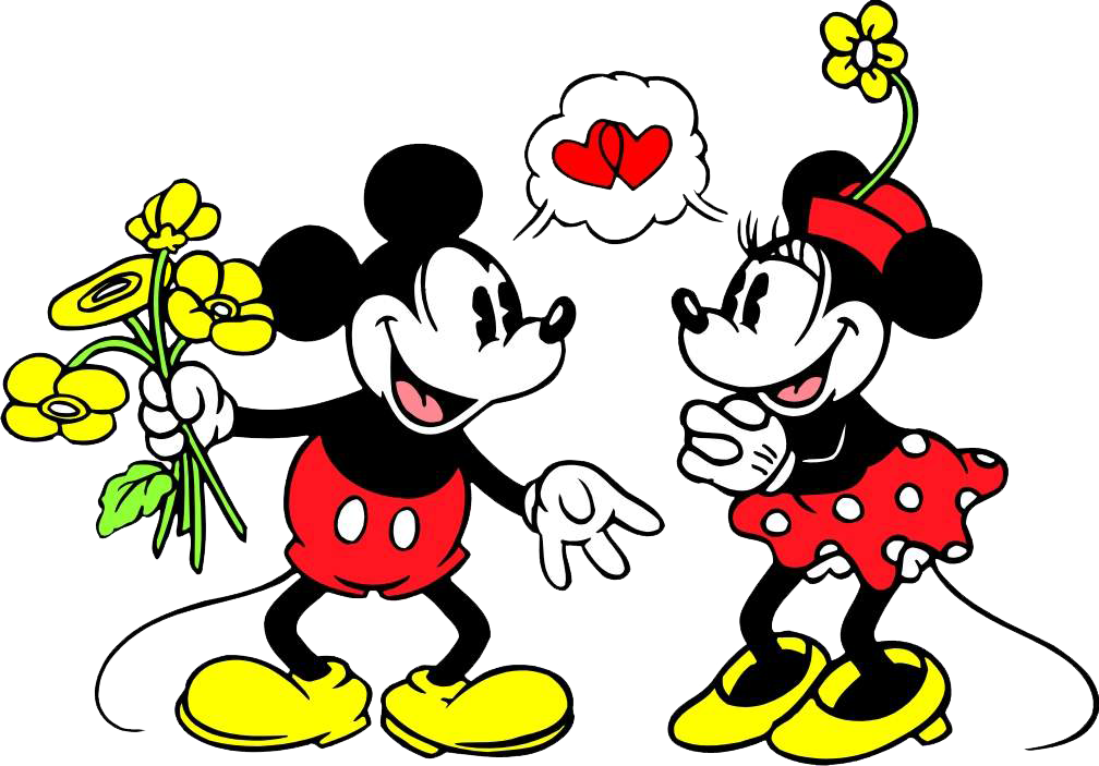 Classic Mickey & Minnie Clipart