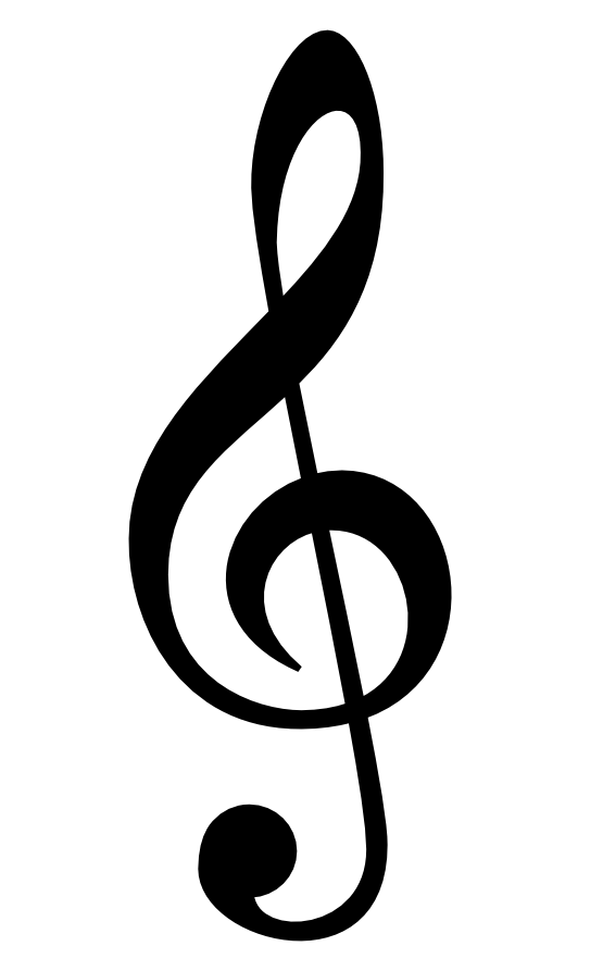 treble clef 1 SVG