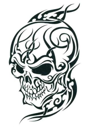 Tribal Motorcycle Tattoos - Cliparts.co