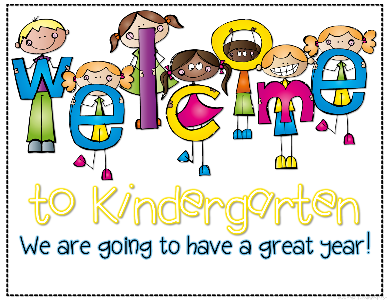 Mrs. Wills Kindergarten: Welcome to My Class Postcard FREEBIE