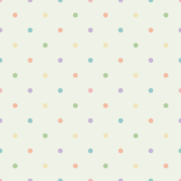 Large Pastel Polka Dot Pattern