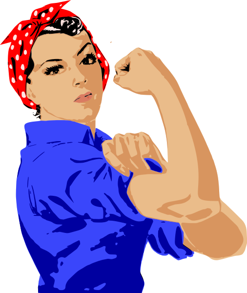 Girl Strength Clipart