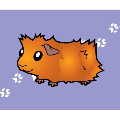 cartoon guinea pig (red) mouse pad by sugarvsspice picture on ...