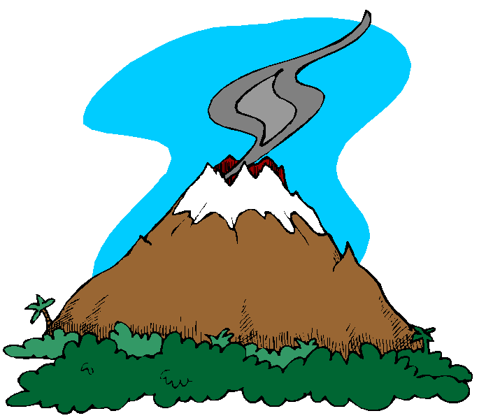 Pics For > Volcano Island Clipart