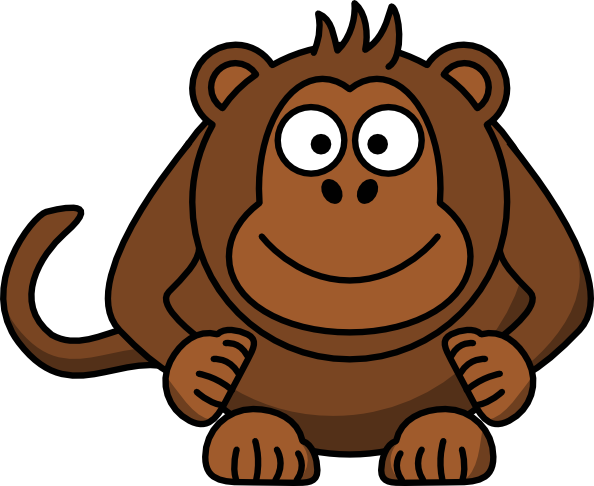 Monkey Cartoon Clip Art - Gallery