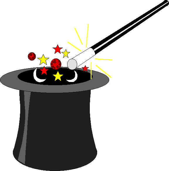Magician Hat Outline Clipart
