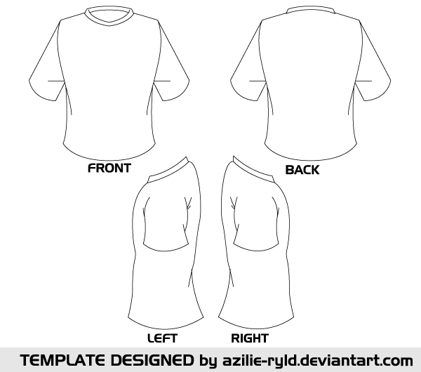 Tshirt Template | Download Free Vector Art & Graphics | 123Freevectors