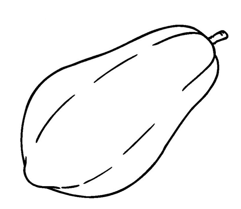 papaya coloring page 5,papayas coloring pages,fruits | 15 Print ...