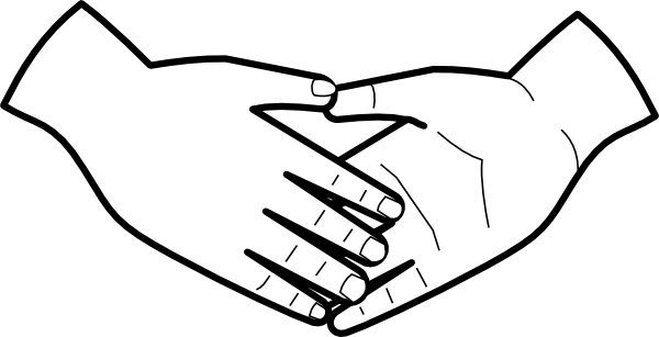 Pix For > Two Hands Together Clipart