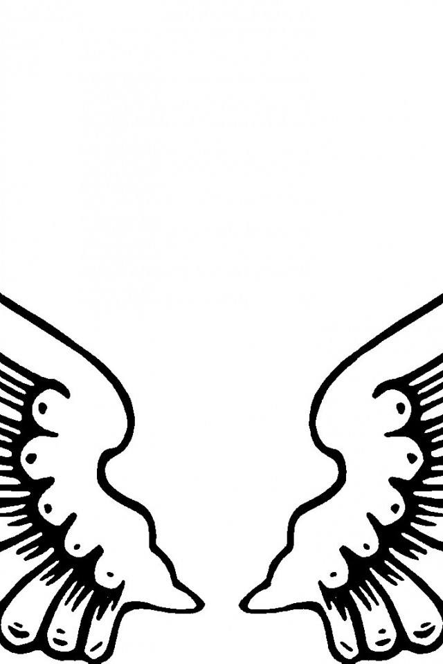 Angel Wings Coloring Pages | download free printable coloring pages