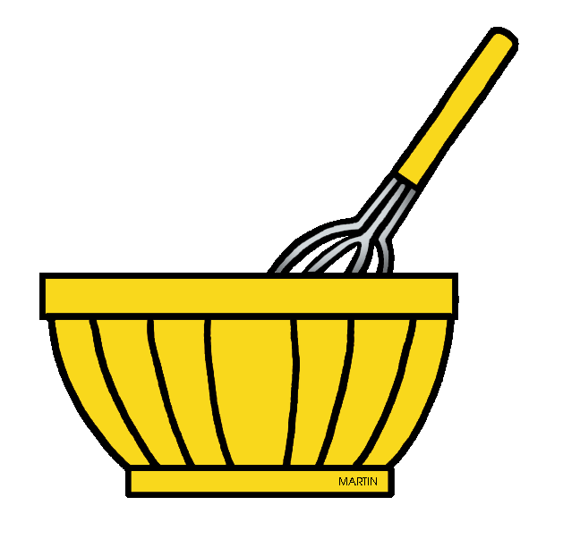 Free Mini Images Arts Clip Art by Phillip Martin, Yellow Mixing Bowl