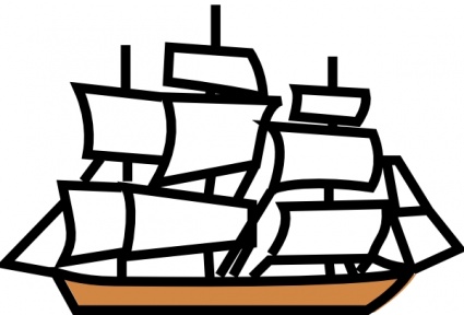 Sailing Ship clip art - Download free Other vectors