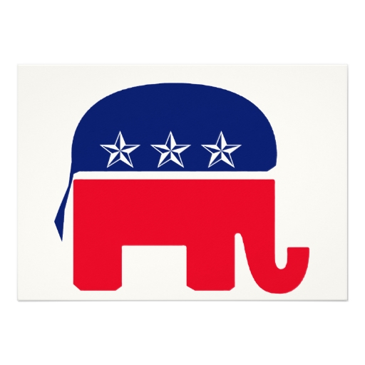 Republican Elephant Personalized Invite | Zazzle