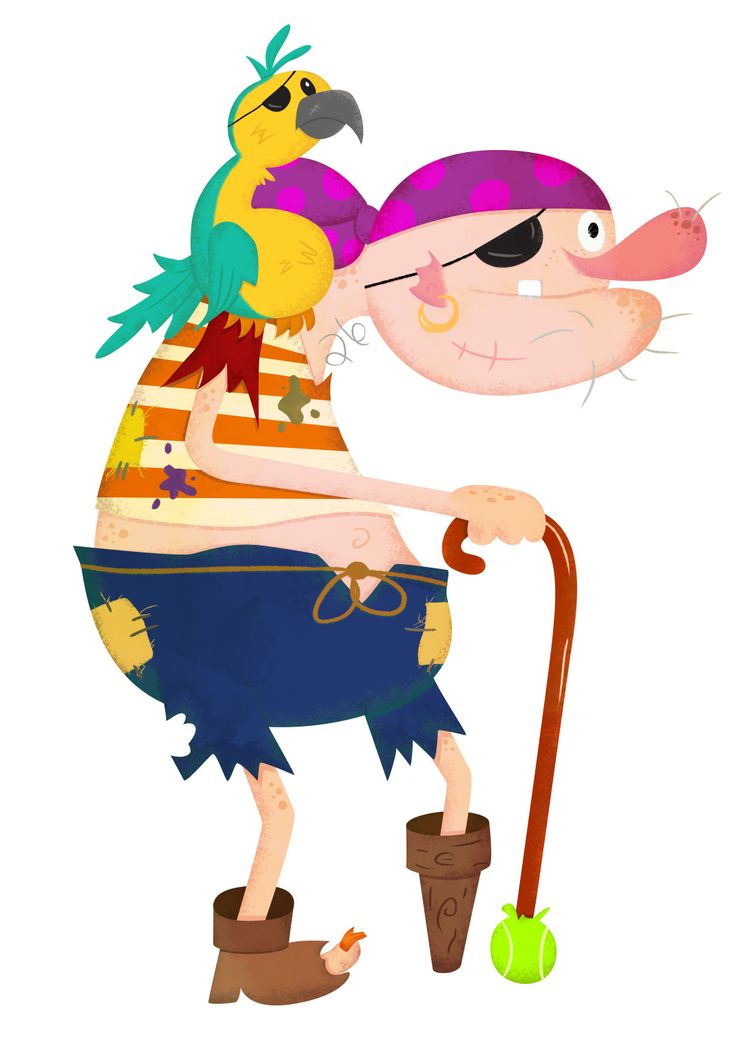 Old Pirate Illustration 2014 | Character Illustration Inspo | Pintere…