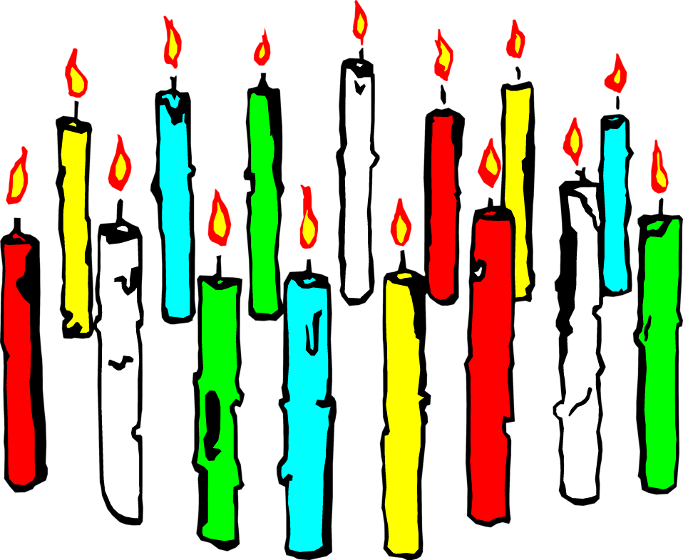 Free Stock Photos | Illustration of colored candles | # 3427 ...