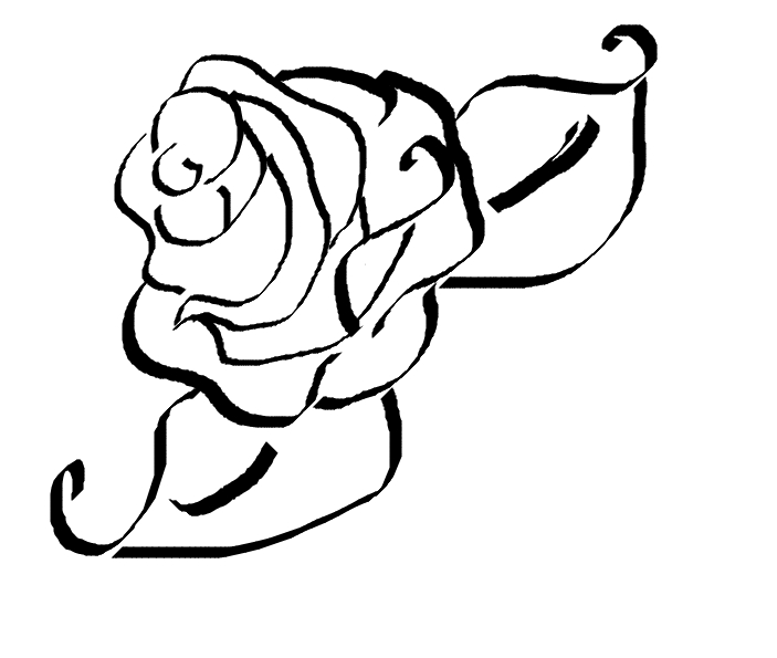 Rose Lineart by o-Buggy-o on DeviantArt