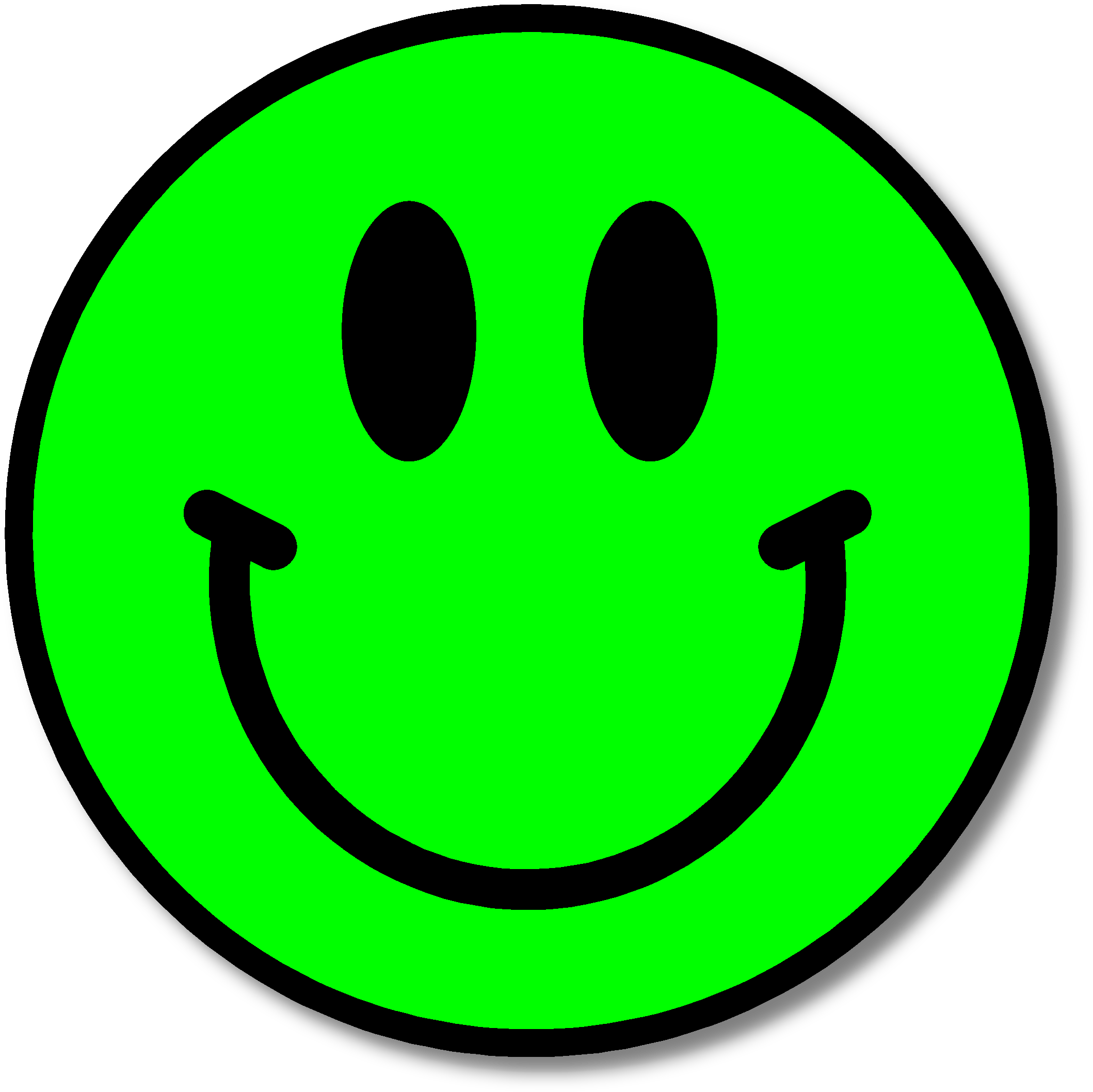 Green Smiley Face - ClipArt Best