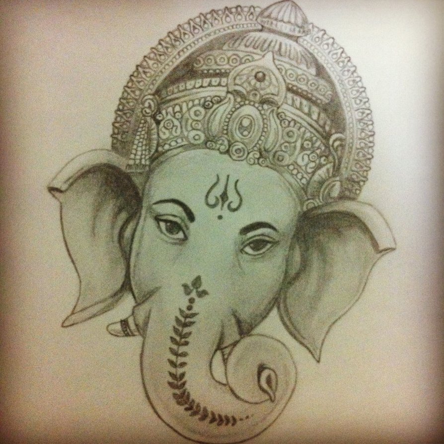 Ganesh Drawing - Cliparts.co