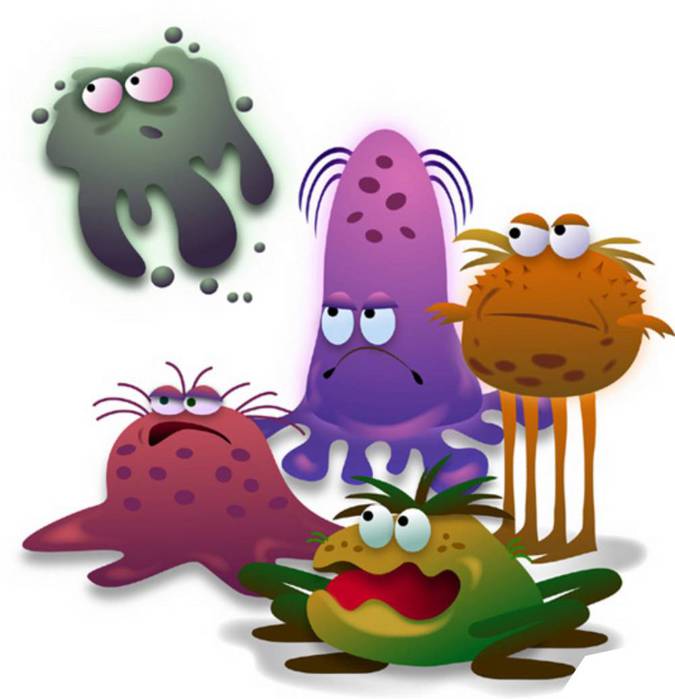 Cartoon Germs Clipart - Free Clip Art Images