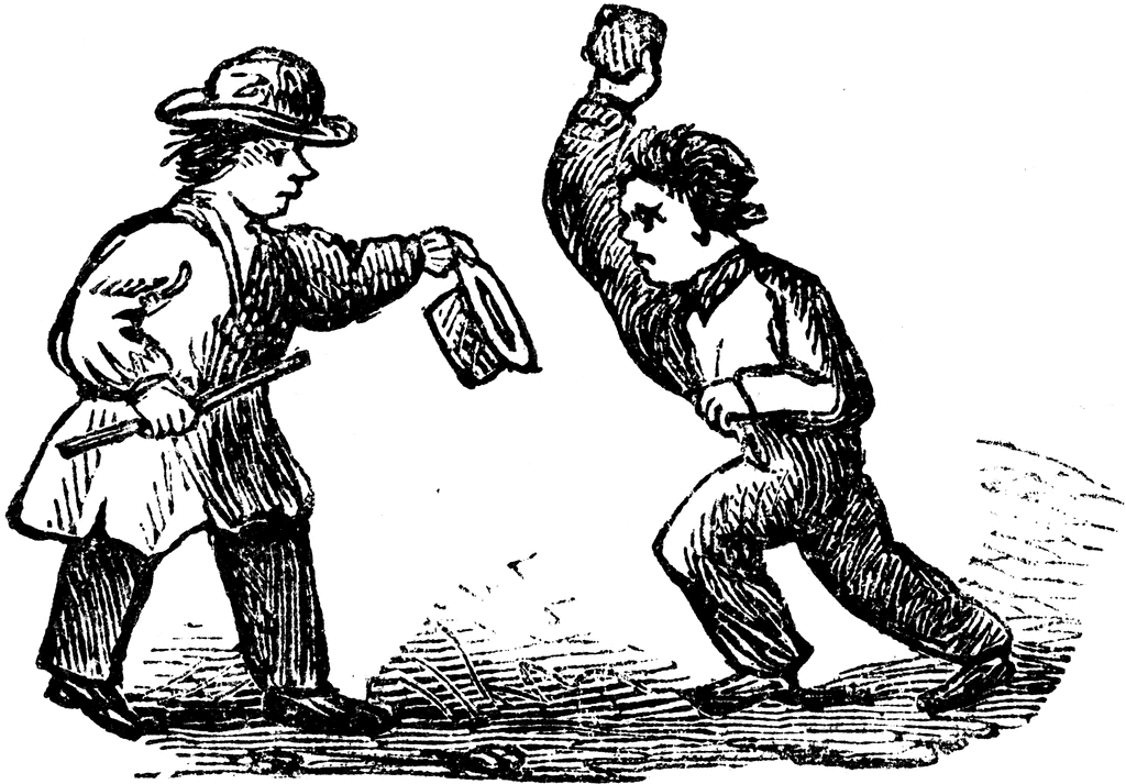 Two Men Fighting | ClipArt ETC