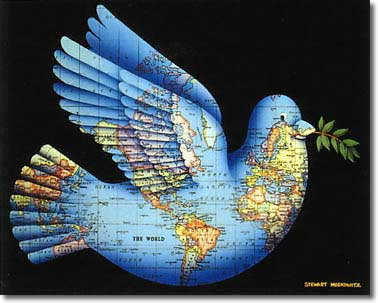 Moskowitz - PEACE BIRD beautiful art print