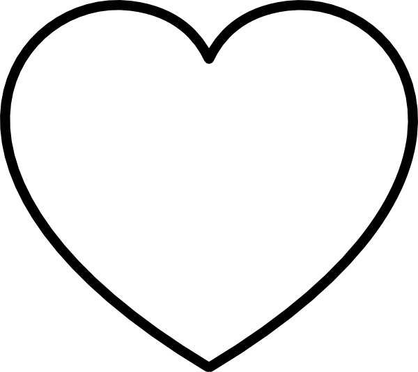 Heart Clipart Black And White - ClipArt Best