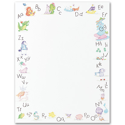 Baby Papers, Desktop Stationery Sheets from Sand Scripts