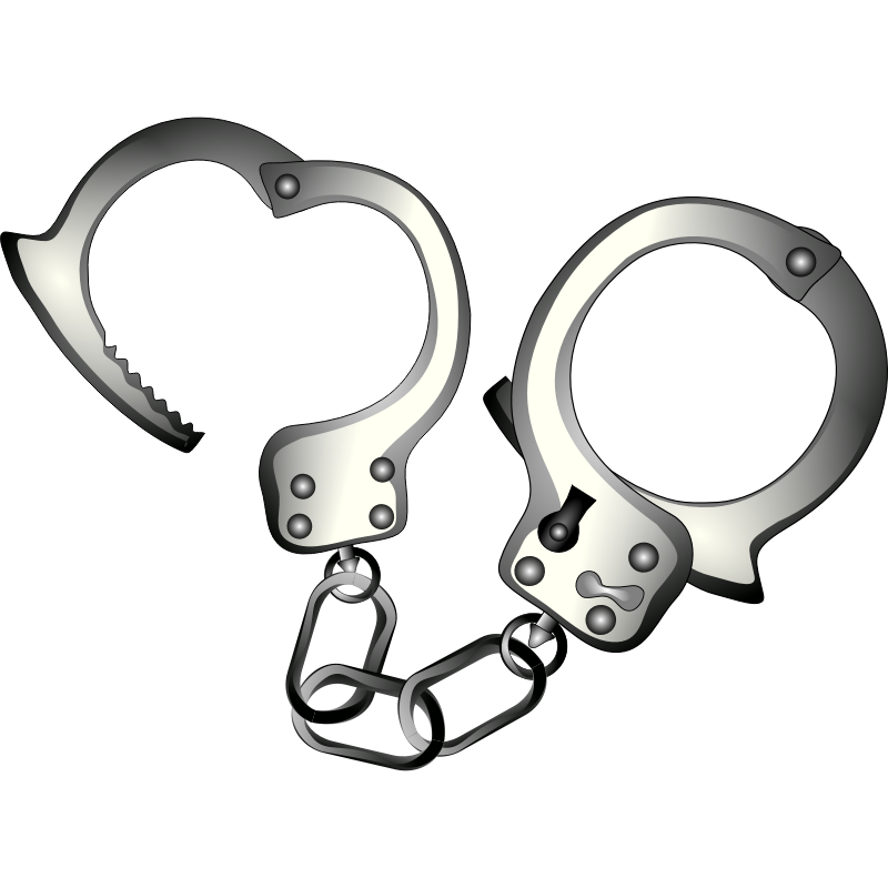 Clipart - handcuffs