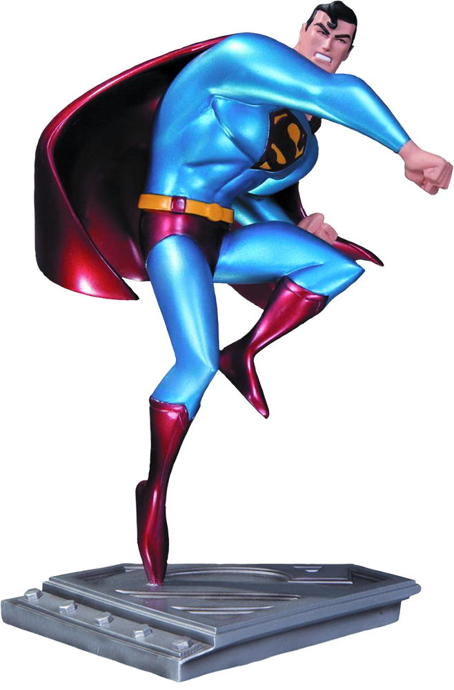 Superman - Man of Steel Animated Series - Superman 8" Statue by DC ...