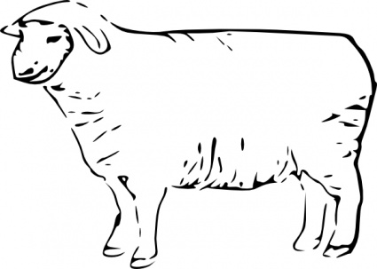 Single Sheep clip art - Download free Other vectors