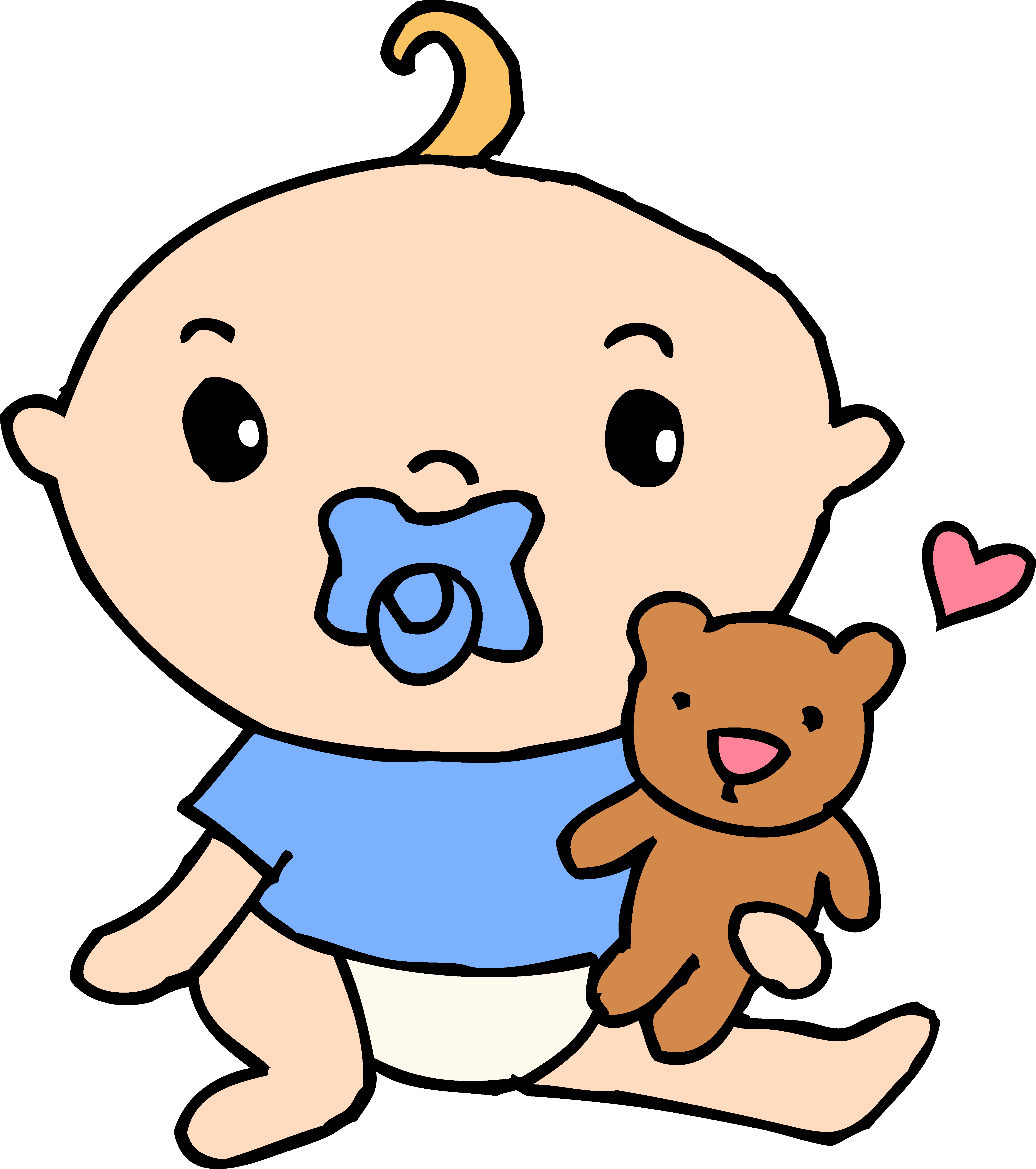 Cartoon Newborn Baby - Cliparts.co