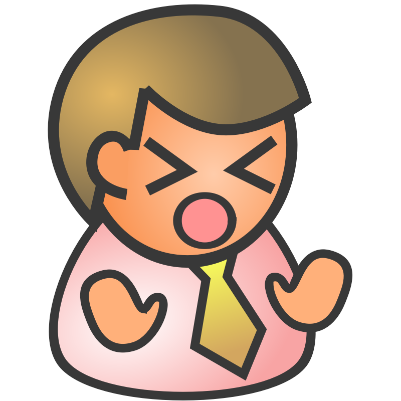 Clipart - people biz2 - male sad