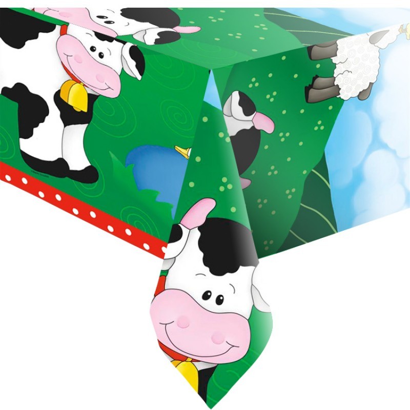 Gorgeous Farmyard Friends Party Tablecover Kids Birthday Parties ...