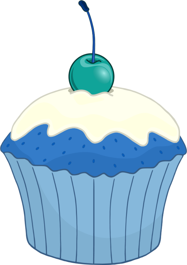 muffin cake - vector Clip Art