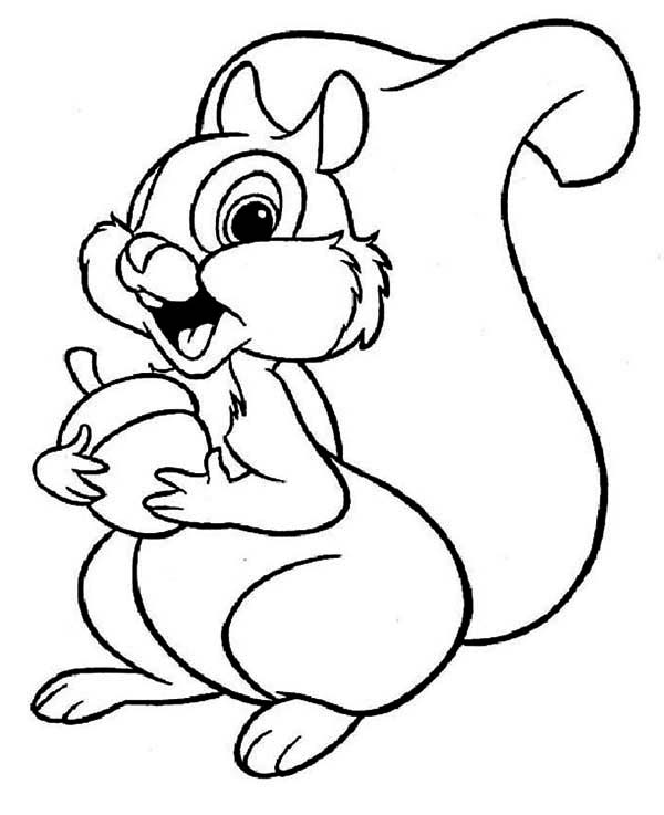 Disney Squirrel Coloring Page - Download & Print Online Coloring ...