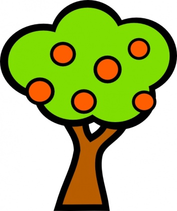 Download Tree With Fruits clip art Vector Free