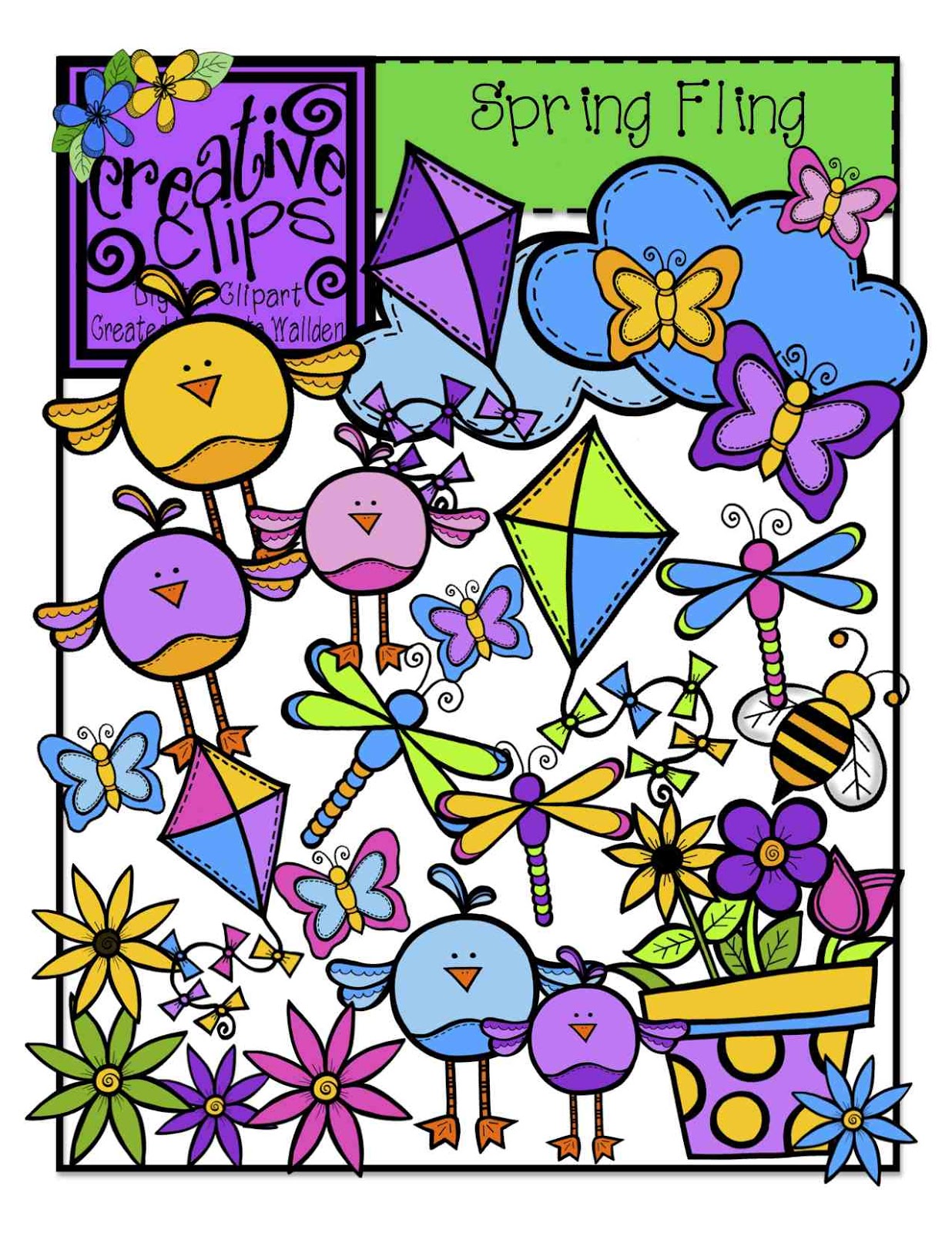 The Creative Chalkboard: Creative Clips Digital Clipart