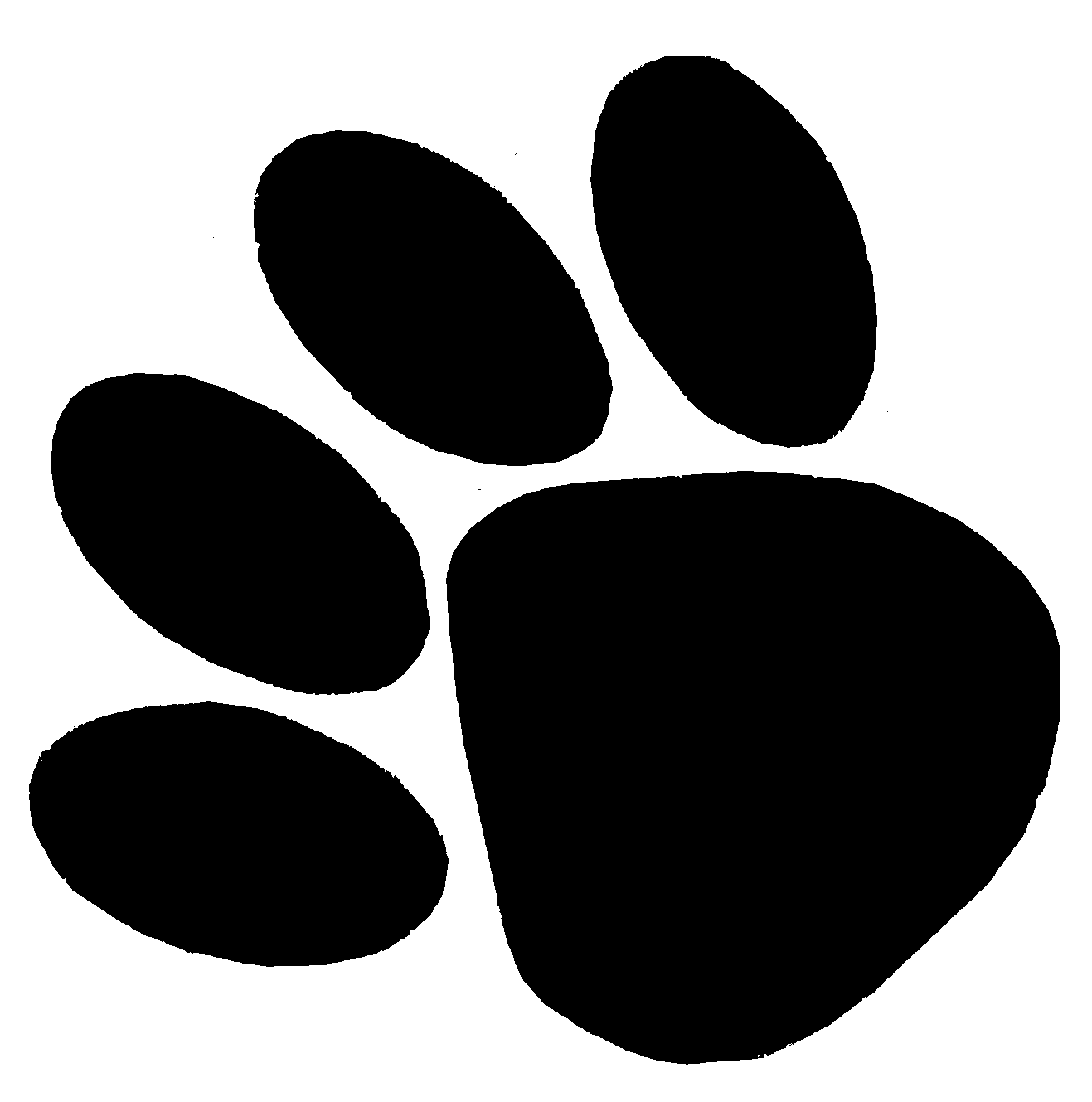 Images For > Bobcat Paw Clipart