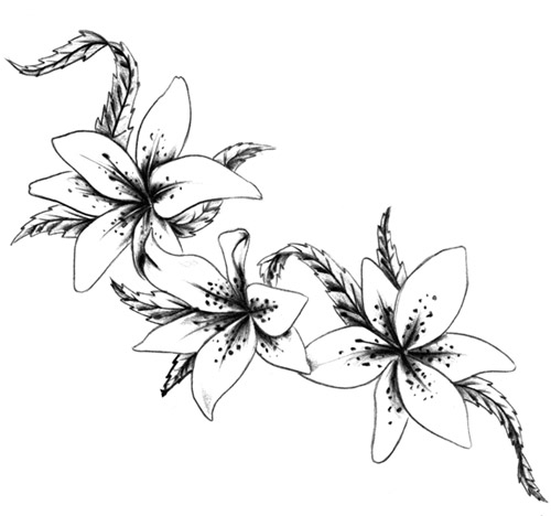 Drawings Tattoo   Flowers - ClipArt Best - ClipArt Best