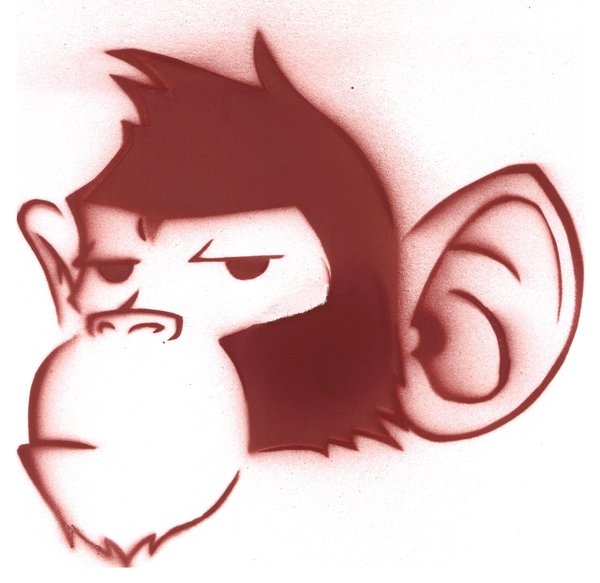 Cartoon Monkeywith Banana | lol-
