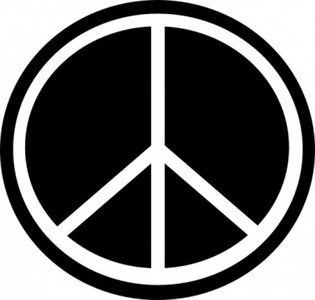 Peace Symbol 2 clip art Vector | Free Download