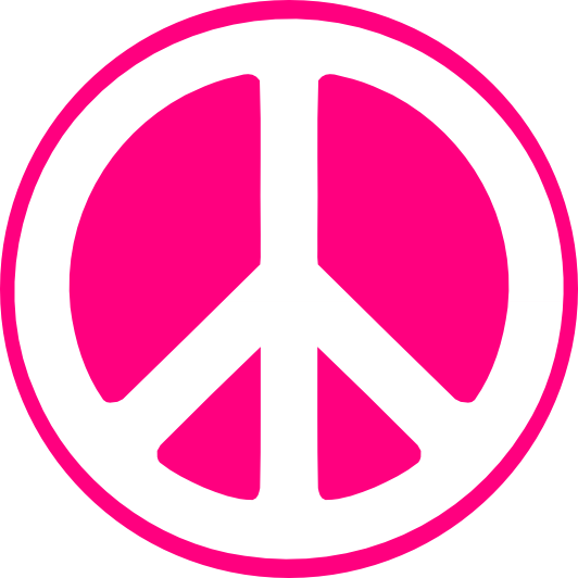 Rose Peace Sign Sticker Circle 4 25 Flower SVG Scalable Vector ...