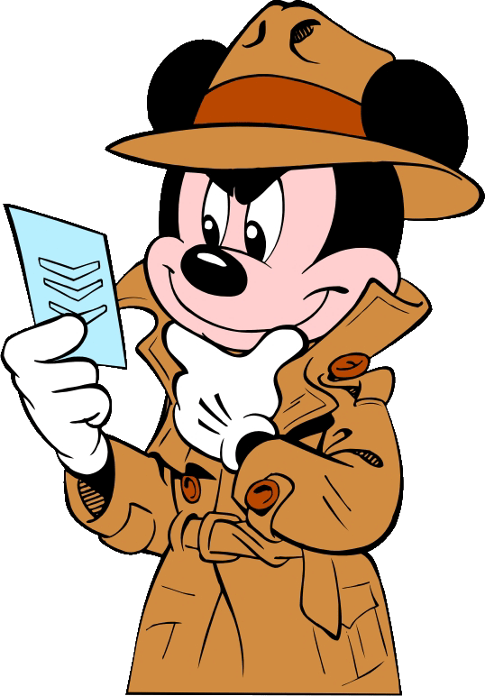 Detective Mickey Mouse Clipart
