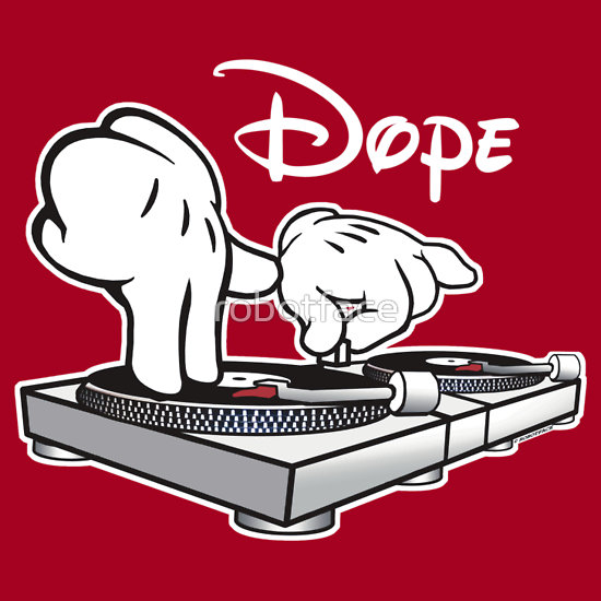 Dope! DJ Cartoon Hands" T-Shirts & Hoodies by robotface | Redbubble