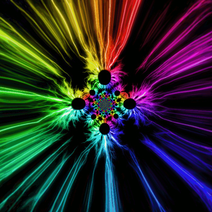 Light Speed Rainbow Flower Animated by ~JadeLoveFireKnight on ...