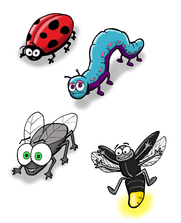 Cartoon bugs by SethWolfshorndl on DeviantArt