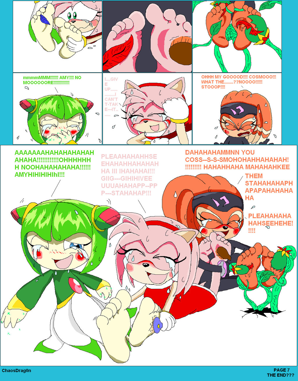 Team GFs Tickle Game Challenge favourites by Venomonas3 on DeviantArt