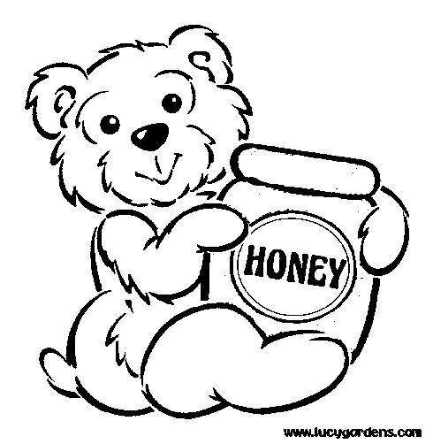 Honey Pot Coloring Page Bear Maze FrzDX - Coloring Pages For Kids