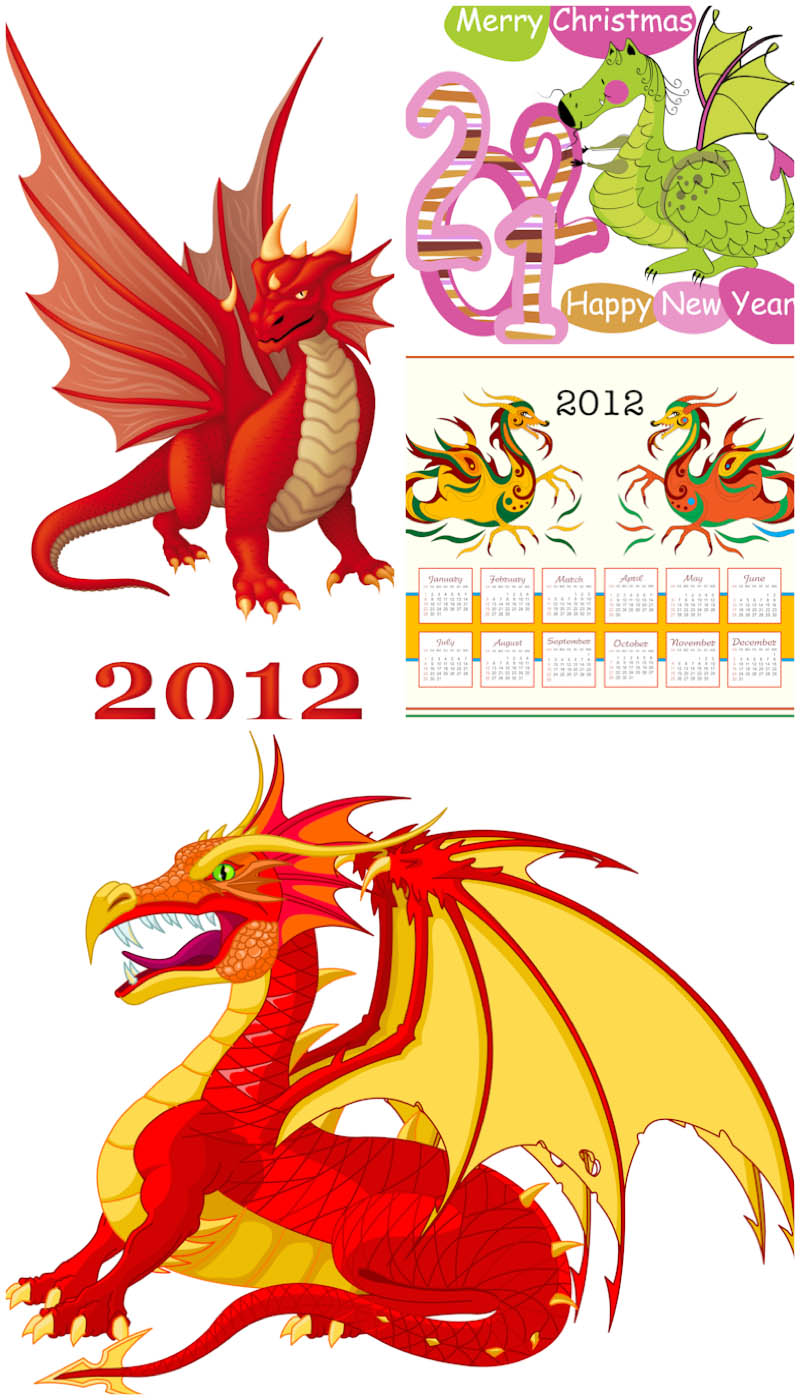 dragons | Free Stock Vector Art & Illustrations, EPS, AI, SVG, CDR ...